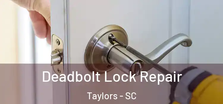 Deadbolt Lock Repair Taylors - SC
